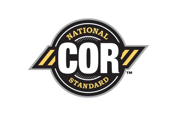 Logo des normes nationales COR. Supérieur Propane a reçu l’accréditation COR dans des provinces clés partout au Canada.