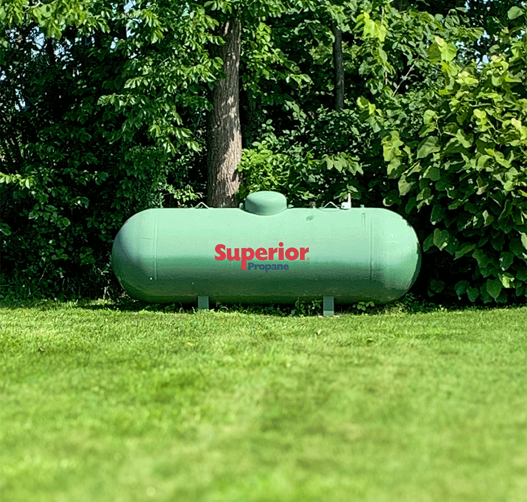 Réservoir de propane résidentiel de Supérieur Propane
