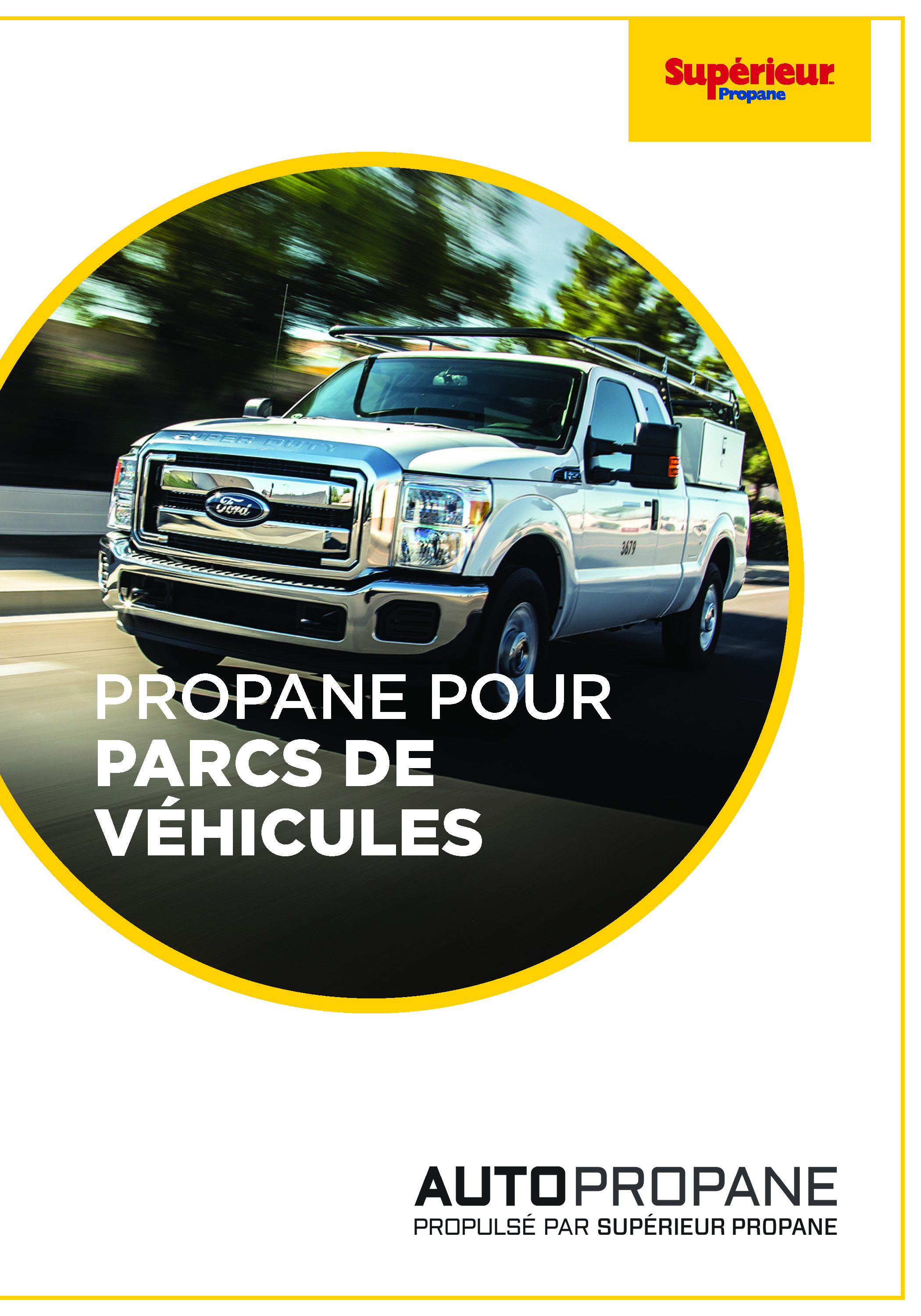 Page couverture de la brochure Le propane pour véhicules