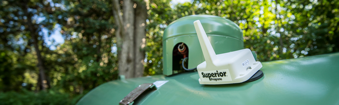 réservoir de propane avec capteur