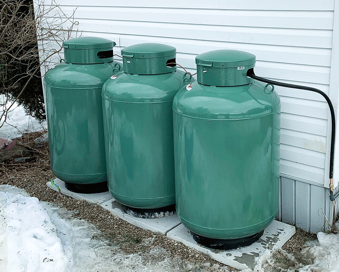 Bouteilles de propane résidentiels de Supérieur Propane