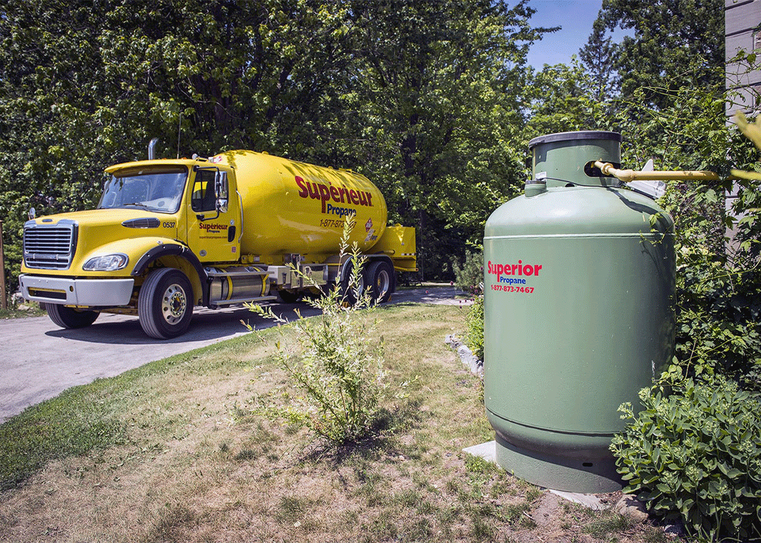  Recharge de propane.