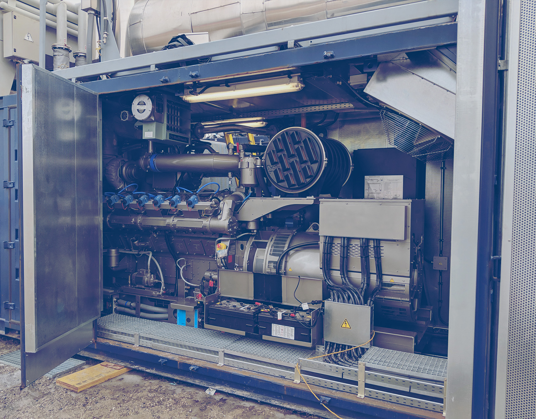 Génératrice alimentée au propane