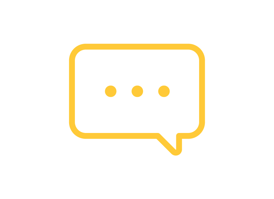 Icône bulle de conversation utilisée pour indiquer qu'un réservoir INTELLIGENT fournit des mises à jour automatiques