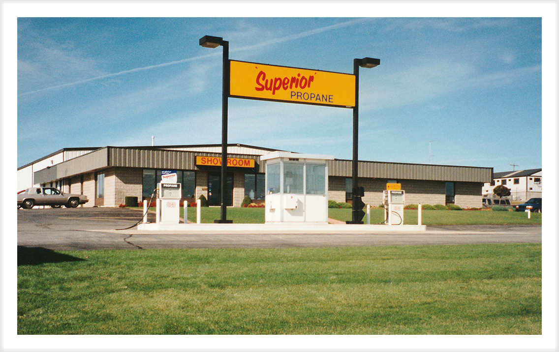 Salle de montre de Supérieur à Guelph, en Ontario, en 1995