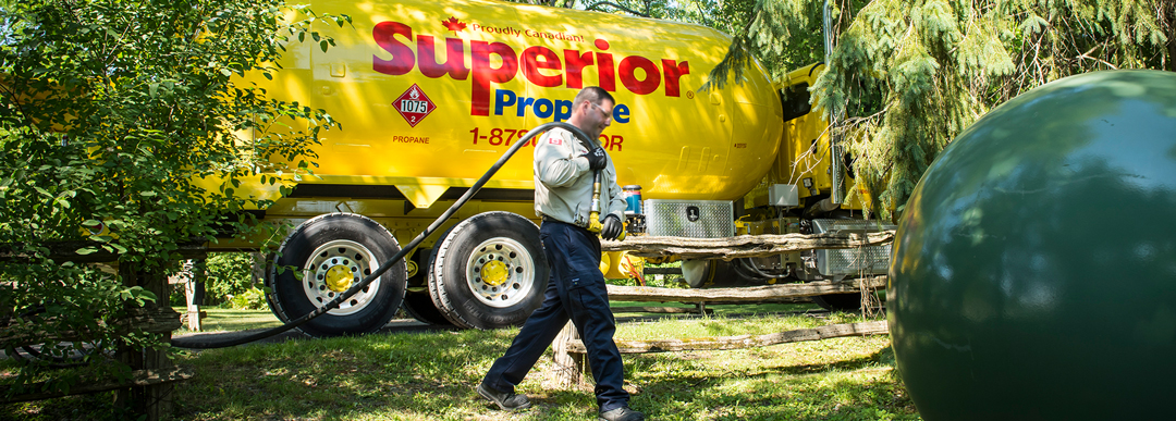 remplissage de réservoir de propane 